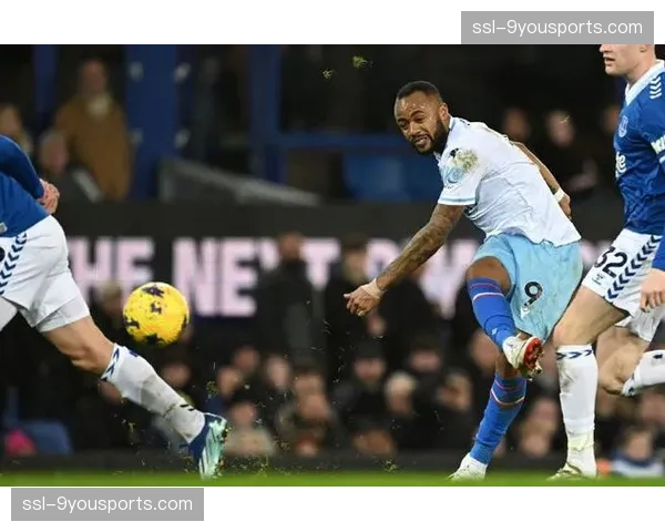 埃弗顿1-0小胜水晶宫，唯一进球来自第87分钟的成功防反